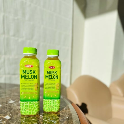 MUSK MELON WITH ALOE/OKF/ドリンクを使ったクチコミ(3枚目)