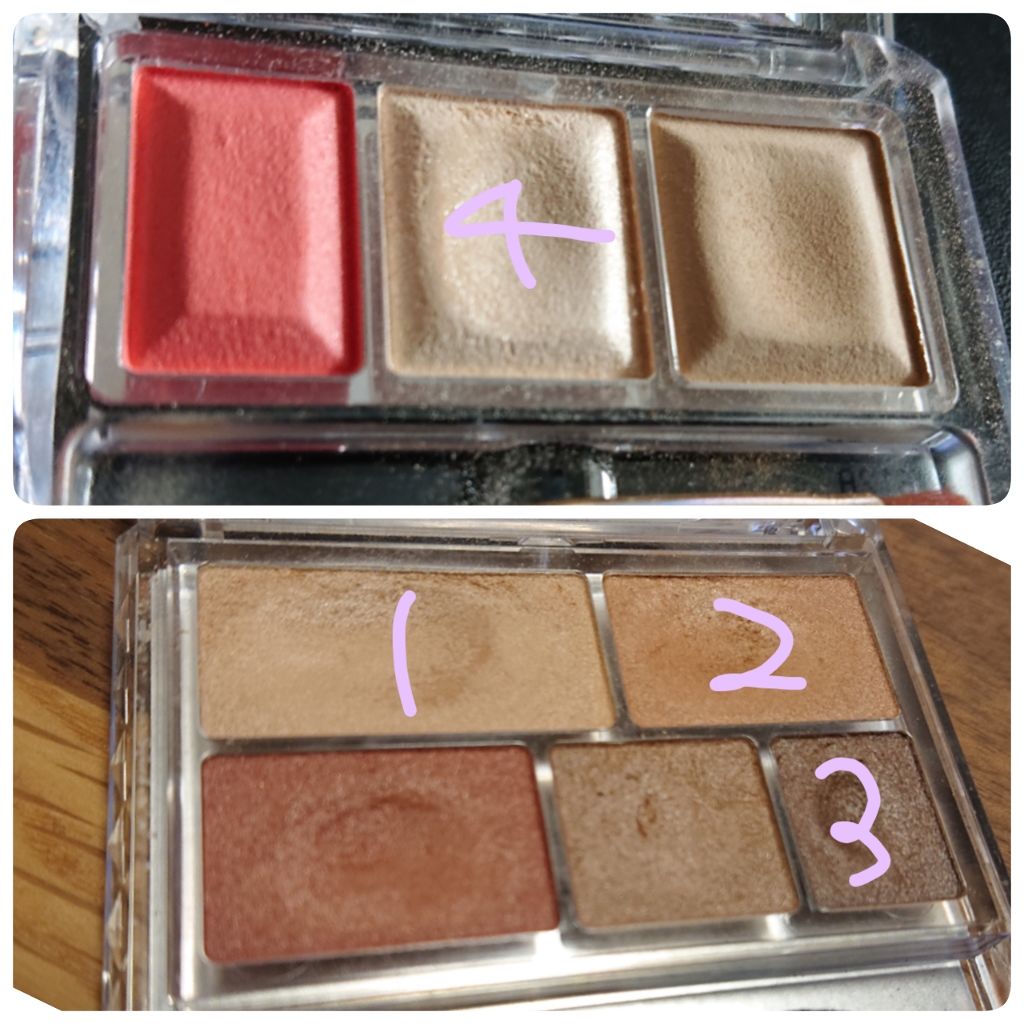 シークレットカラーアイズ/キャンメイク/アイシャドウパレットを使ったクチコミ（2枚目）