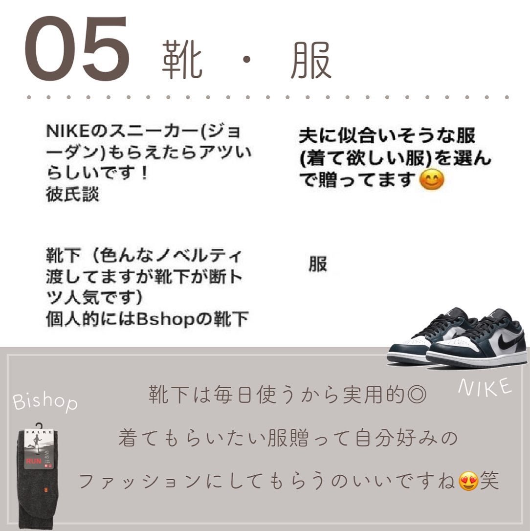 あおい|アラサー女子向けおしゃれギフト•プレゼント on LIPS 「フォロワーさんに聞いた!男性が本当に欲しいギフトまとめ😌✨フォ..」(5枚目)