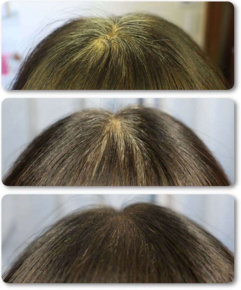 インスタントカラー ヘアーファンデーション/シーヴァ/ヘアカラーを使ったクチコミ（3枚目）