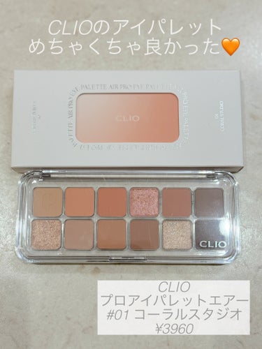 プロ アイ パレット エアー/CLIO/アイシャドウパレットを使ったクチコミ（1枚目）