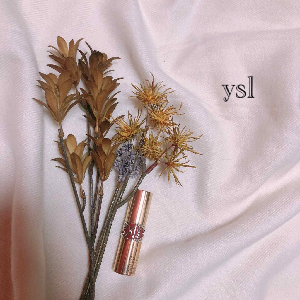 ルージュ ヴォリュプテ シャイン/YVES SAINT LAURENT BEAUTE/口紅を使ったクチコミ(1枚目)