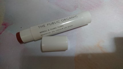 オーガニック認証 精油カラーリップスティック/THE PUBLIC ORGANIC/口紅を使ったクチコミ(1枚目)