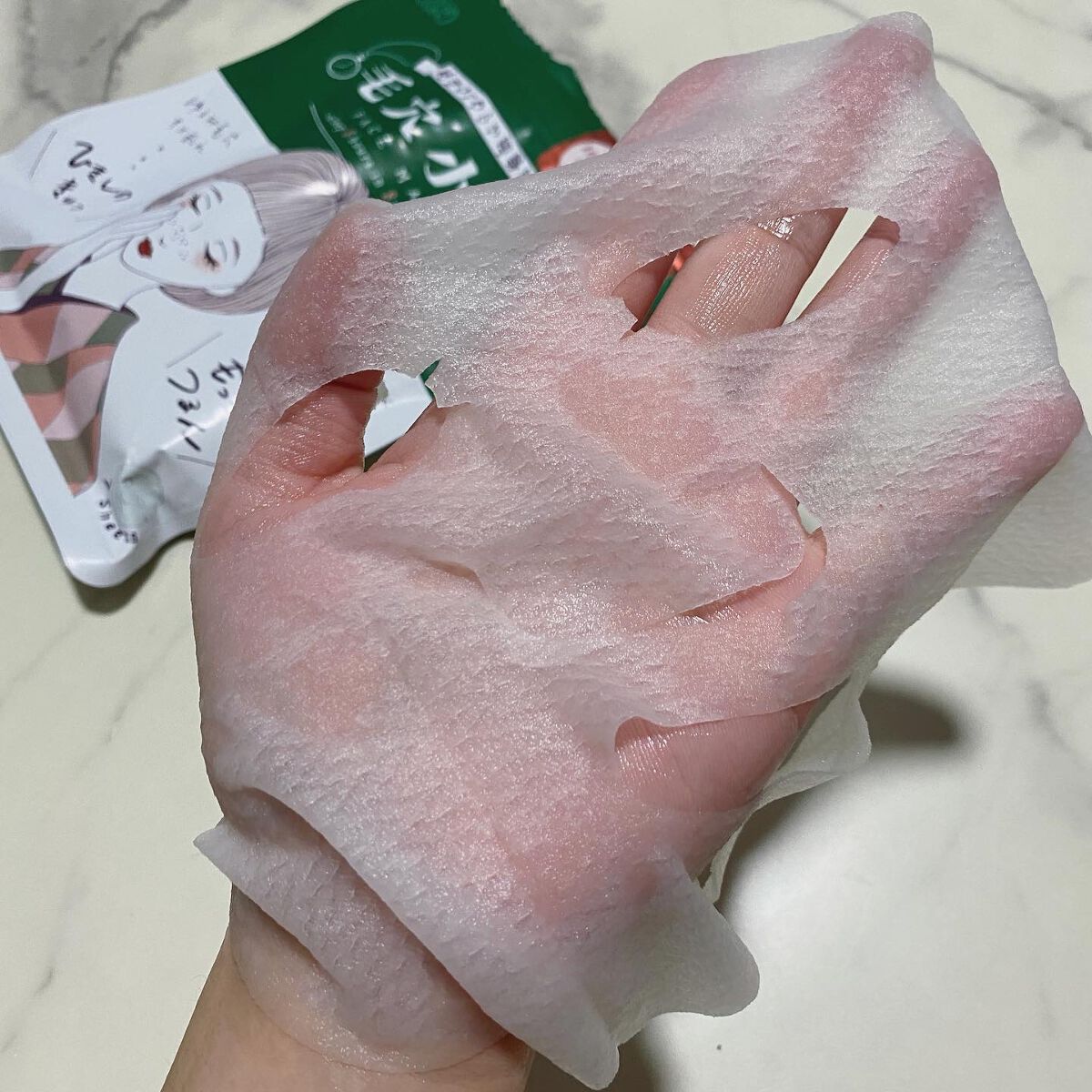 毛穴小町マスク		/クリアターン/シートマスク・パックを使ったクチコミ（3枚目）