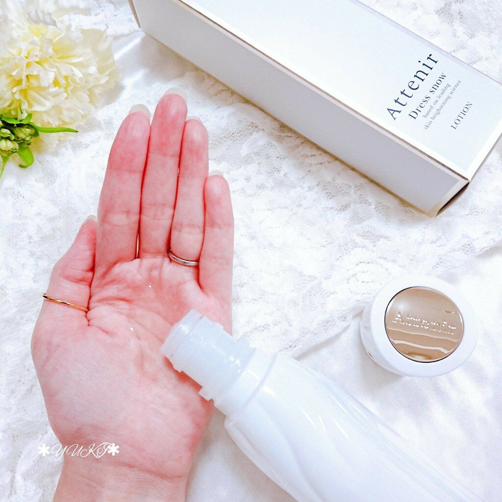 ドレススノー ローション【医薬部外品】 /アテニア/化粧水を使ったクチコミ（3枚目）