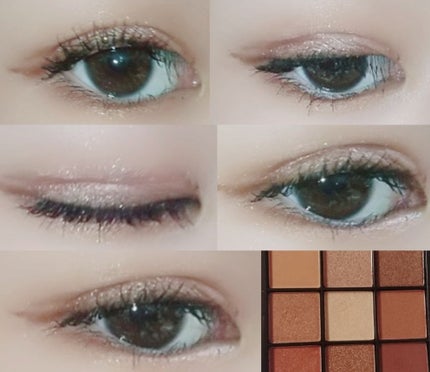 UR GLAM BLOOMING EYE COLOR PALETTE/U R GLAM/アイシャドウパレットを使ったクチコミ(2枚目)