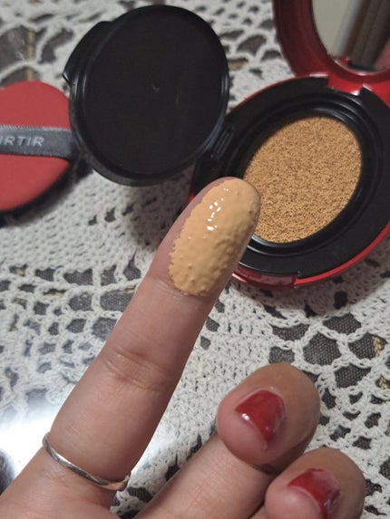 マスク フィット レッド クッション/TIRTIR(ティルティル)/クッションファンデーションを使ったクチコミ(4枚目)