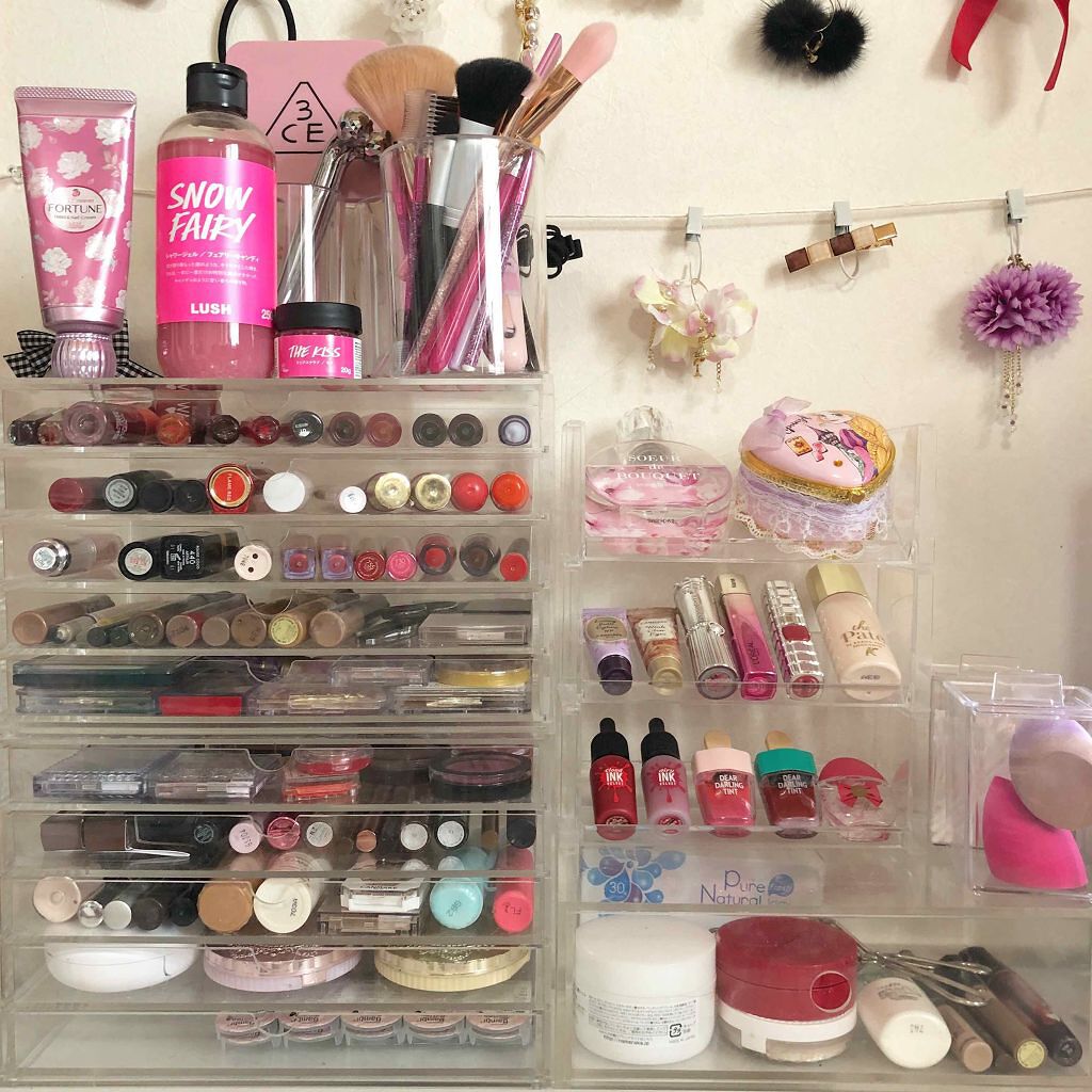 重なるアクリルケース･横型5段/無印良品/その他化粧小物を使ったクチコミ（1枚目）