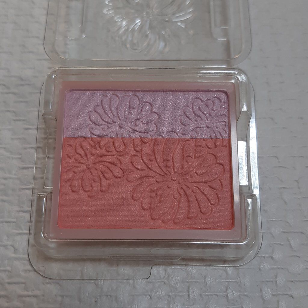 プレスト ブラッシュ 02 コンフィズリー/PAUL & JOE BEAUTE/パウダーチークを使ったクチコミ（2枚目）