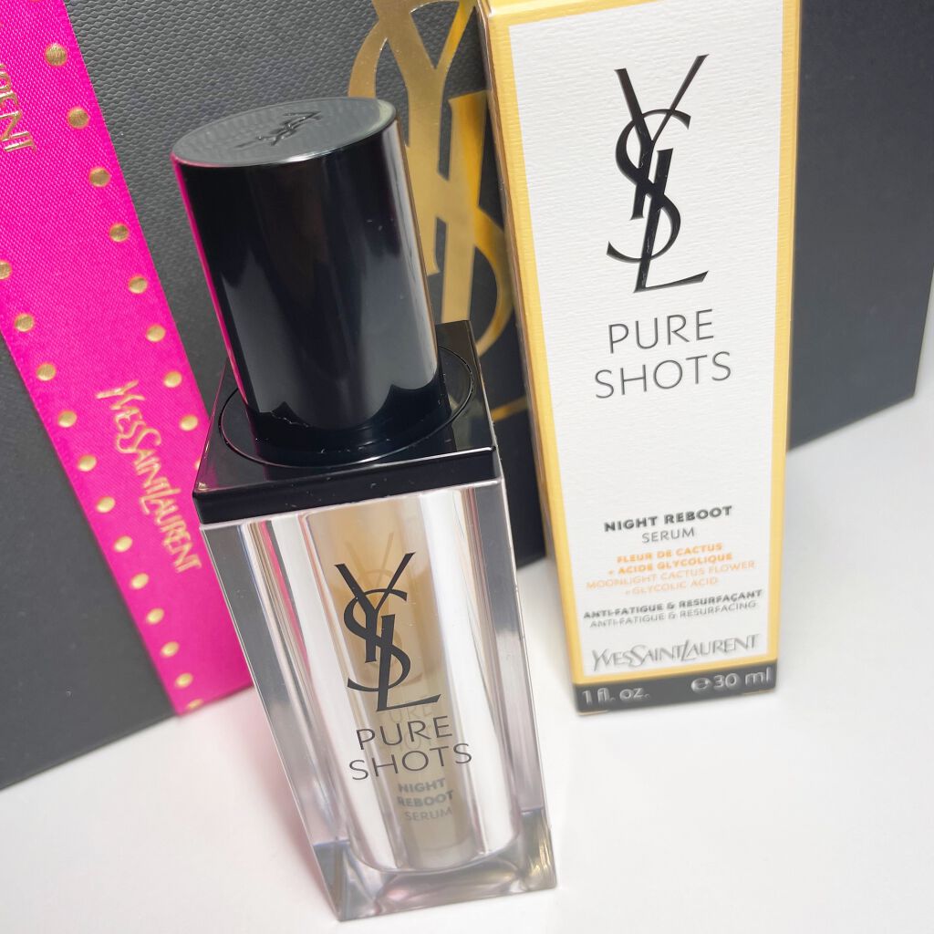 ピュアショット ナイト リチャージセラム/YVES SAINT LAURENT BEAUTE/美容液を使ったクチコミ（1枚目）
