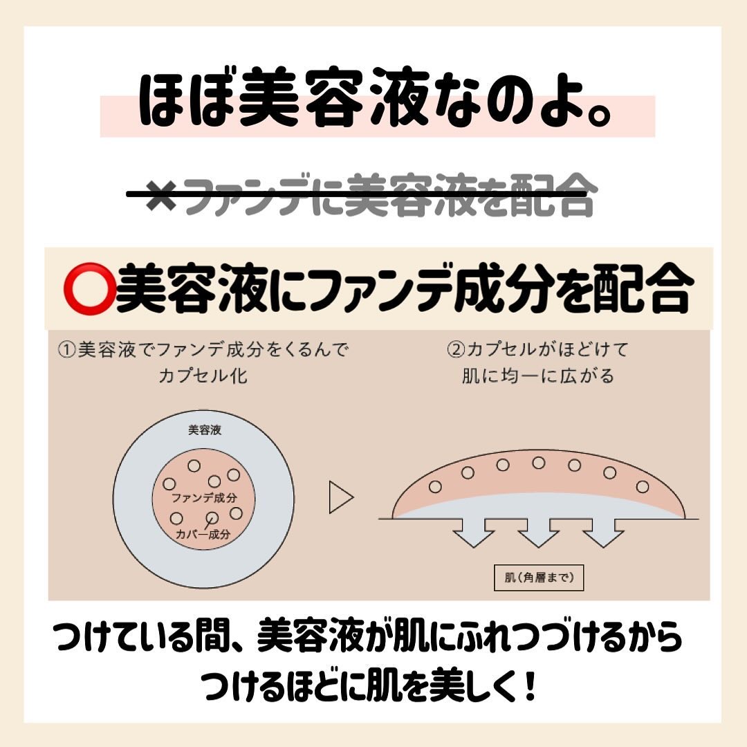 ドラマティックエッセンスリキッド/マキアージュ/リキッドファンデーションを使ったクチコミ（3枚目）