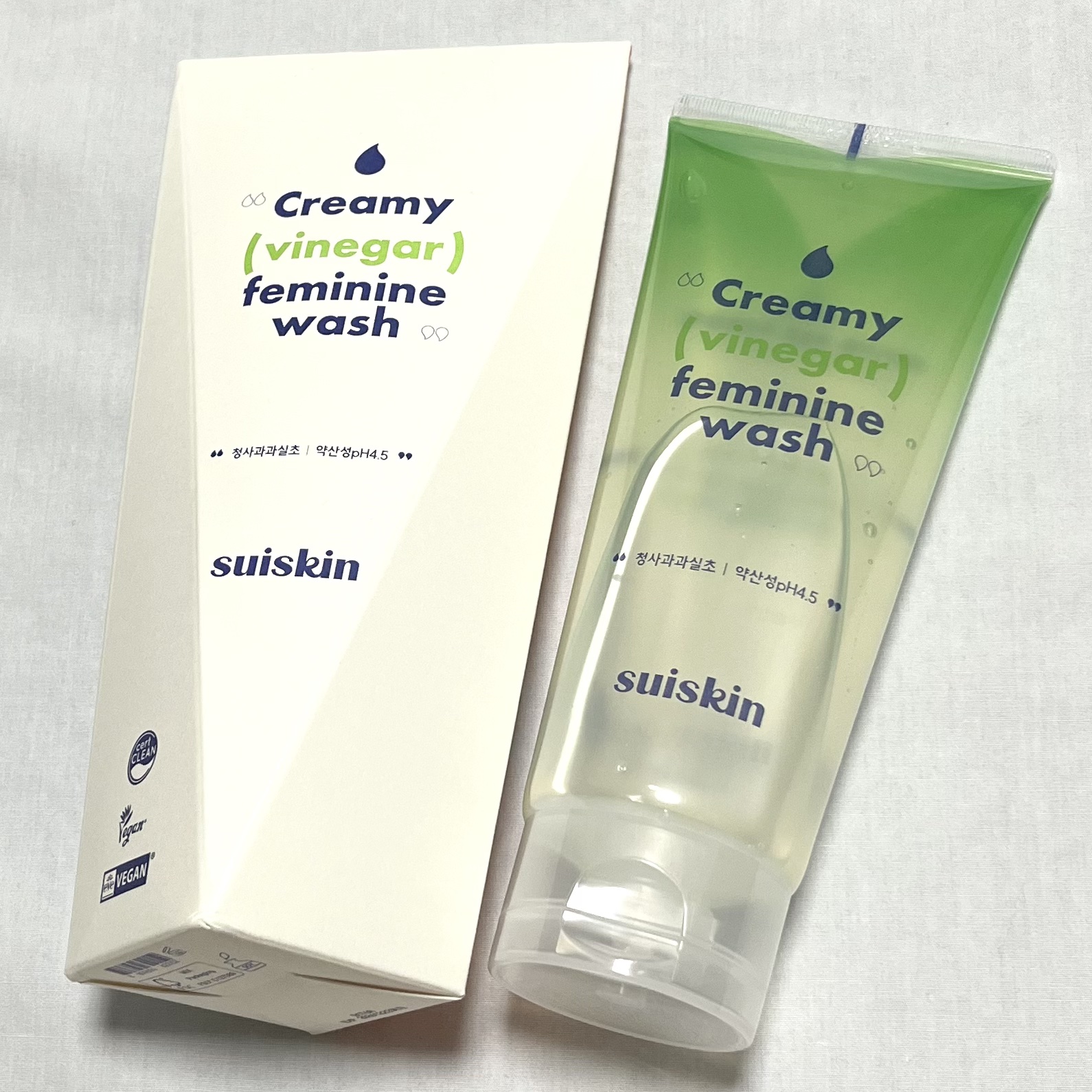 クリーミービネガーフェミニンウォッシュ/suiskin/ボディソープを使ったクチコミ（3枚目）