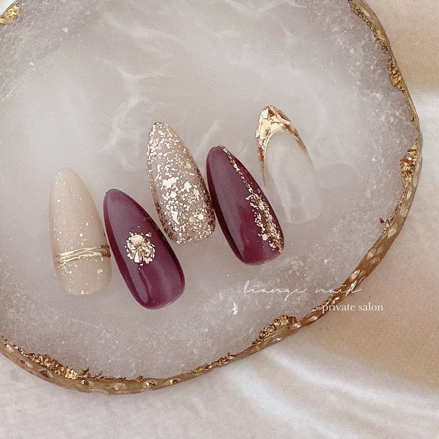 Yuki on LIPS 「purple🍂Liangenail千葉県柏市高南台アリオ柏車で..」(1枚目)