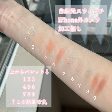 グリッターペディアアイパレット/unleashia/アイシャドウパレットを使ったクチコミ(3枚目)