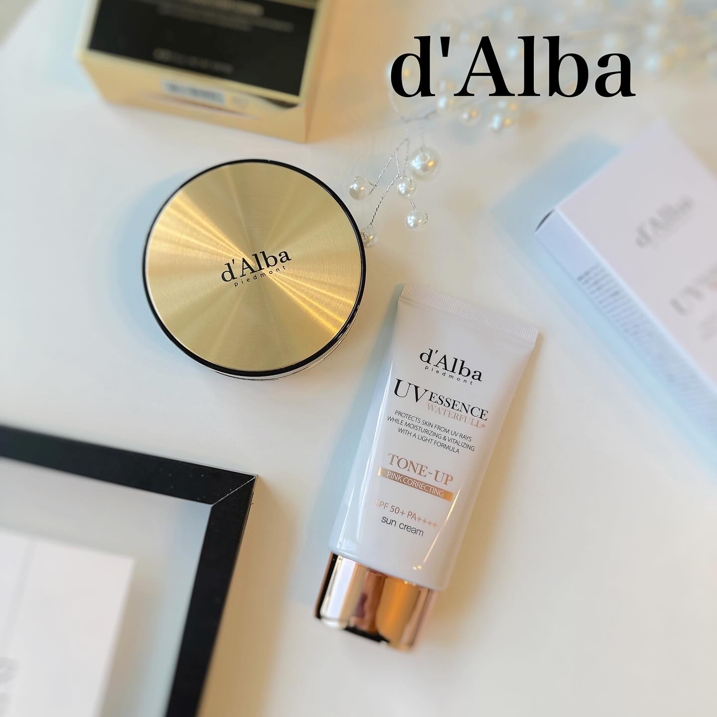 ウォータフルトーンアップサンクリーム/ダルバ/日焼け止めクリームを使ったクチコミ（1枚目）