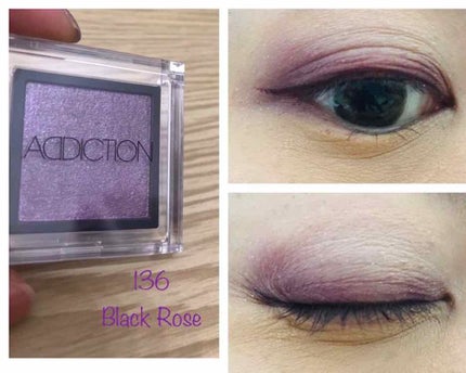 アディクション ザ アイシャドウ 136 Black Rose★限定色/ADDICTION/単色アイシャドウの画像