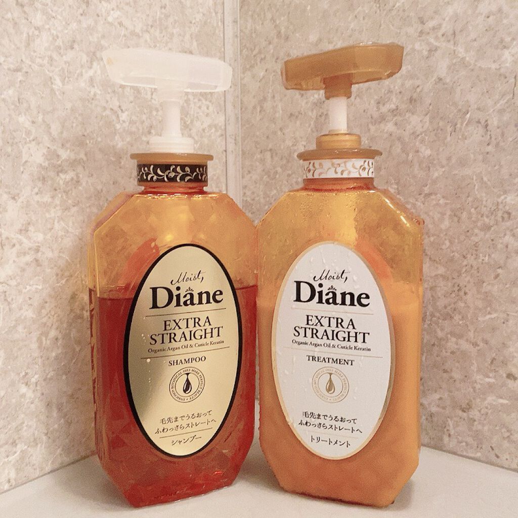 パーフェクトビューティ モイストダイアン エクストラストレート シャンプー/トリートメント シャンプー詰替え用330ml/ダイアン/市販シャンプーを使ったクチコミ（1枚目）