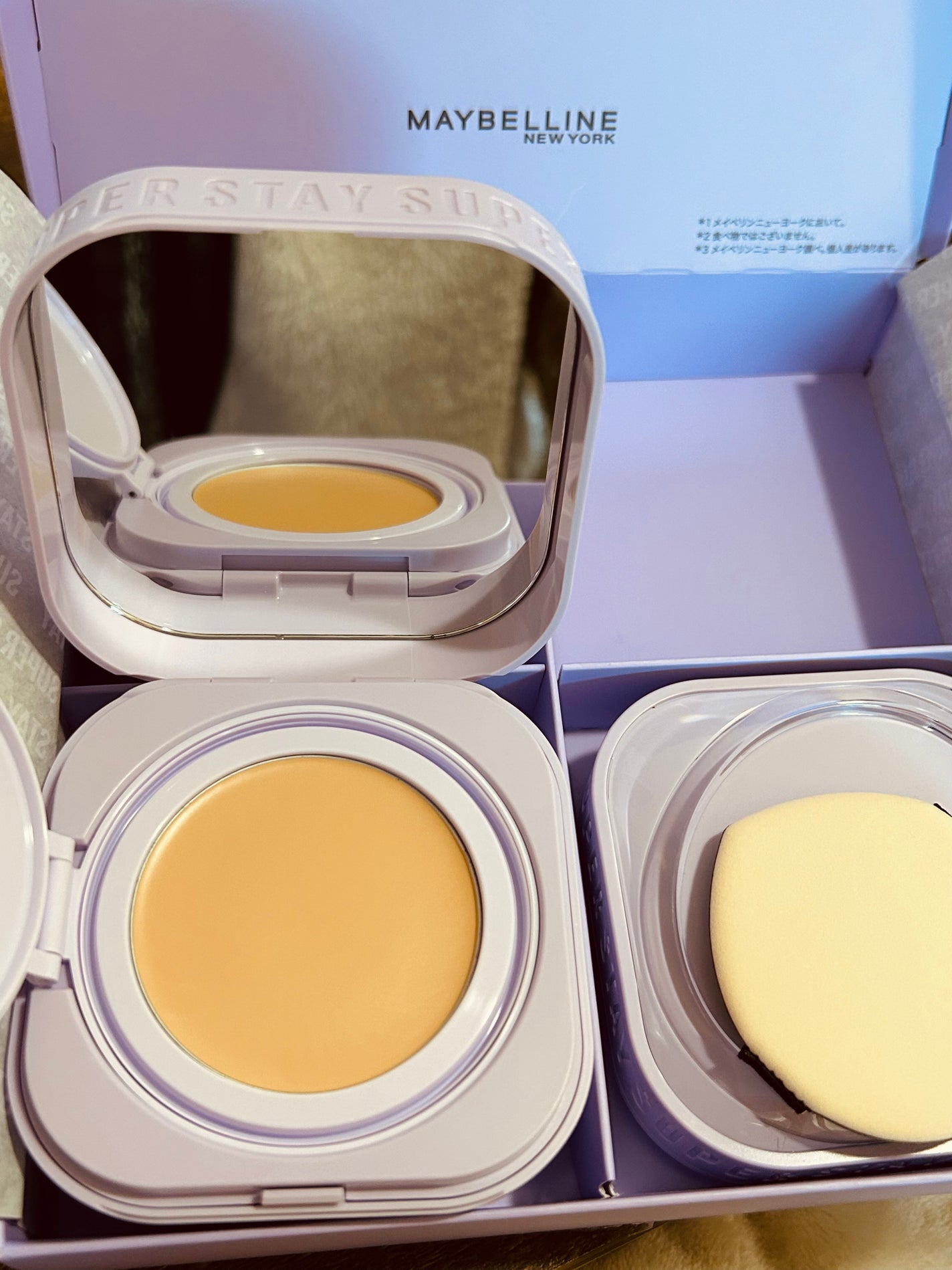 SPステイ クリームパクト ファンデーション/MAYBELLINE NEW YORK/クリーム・エマルジョンファンデーションを使ったクチコミ(2枚目)