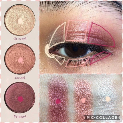 Give It To Me Straight/ColourPop/アイシャドウパレットを使ったクチコミ(4枚目)