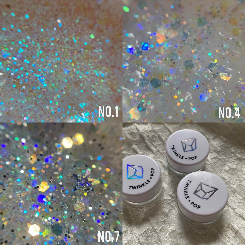 twinkle pop  jelly Glitter/CLIO/ジェル・クリームアイシャドウを使ったクチコミ（1枚目）