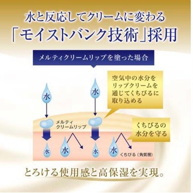 メルティクリームリップ リッチハニー/メンソレータム/リップケア・リップクリームを使ったクチコミ（3枚目）