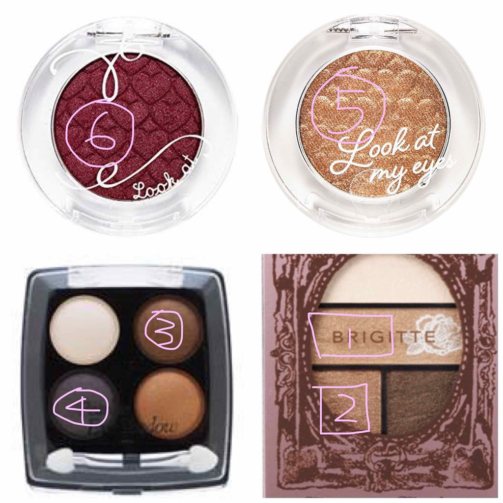 ロマンティック アイズ/BRIGITTE/アイシャドウパレットを使ったクチコミ（2枚目）