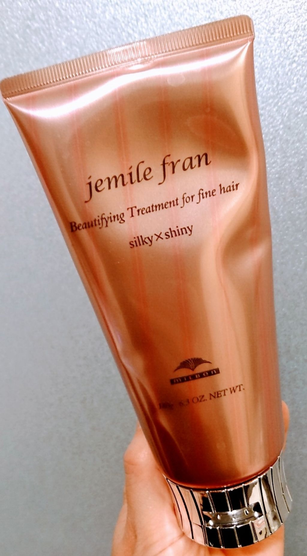 トリートメント シルキーシャイニー さらツヤタイプ/ジェミールフラン/洗い流すヘアトリートメントを使ったクチコミ（1枚目）