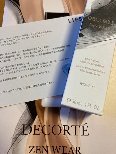 ゼン ウェア フルイド/DECORTÉ/リキッドファンデーションを使ったクチコミ（1枚目）