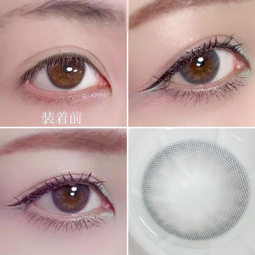 メローズ(Mellows) ミスティックグレー/OLOLA/カラーコンタクトレンズを使ったクチコミ（2枚目）