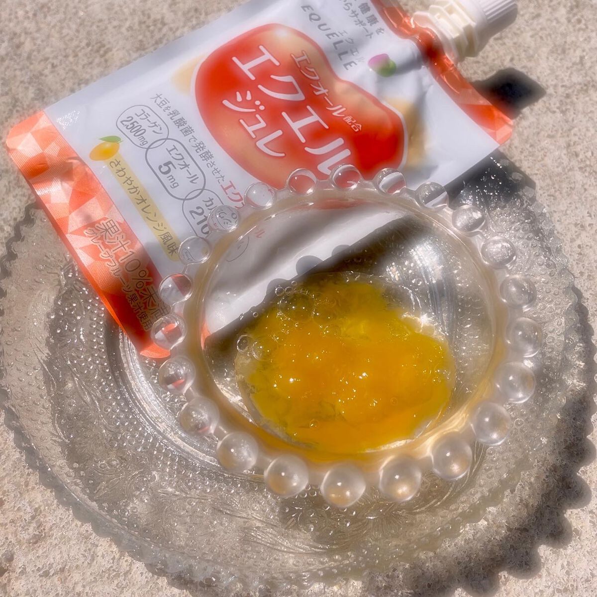 エクエル ジュレ さわやかオレンジ風味/大塚製薬/ゼリー飲料を使ったクチコミ（3枚目）