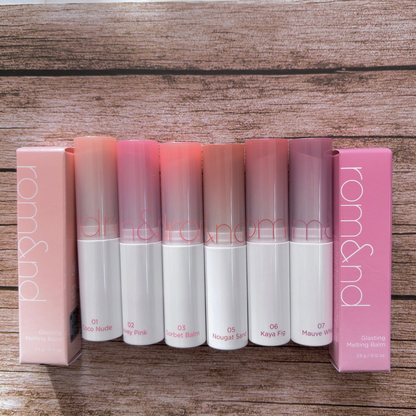 グラスティングメルティングバーム/rom&nd/リップバームを使ったクチコミ(3枚目)