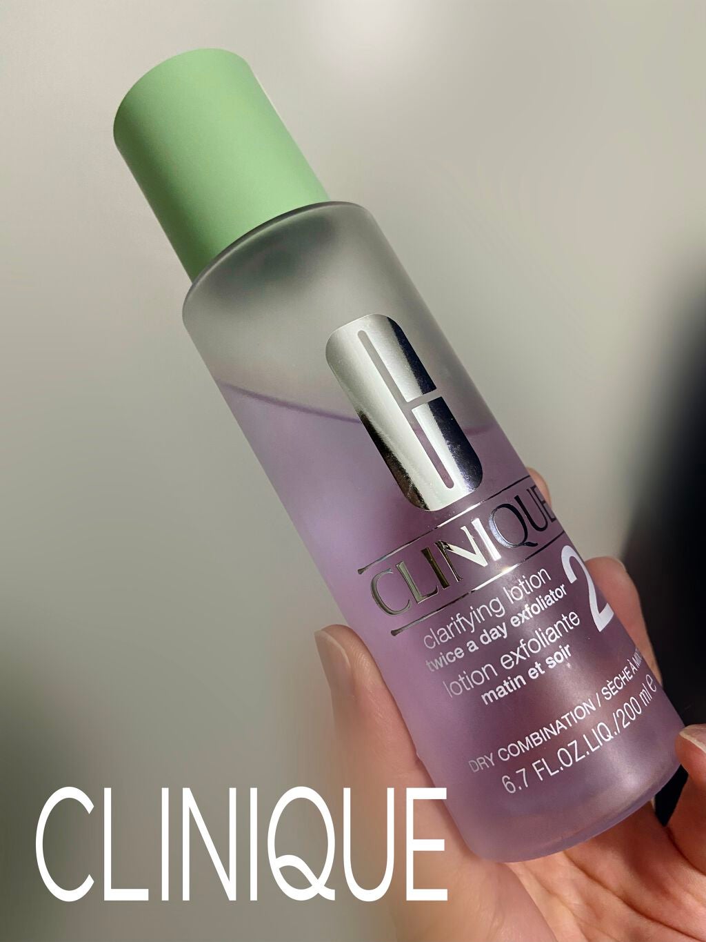 クラリファイング ローション 2/CLINIQUE/拭き取り化粧水を使ったクチコミ(1枚目)