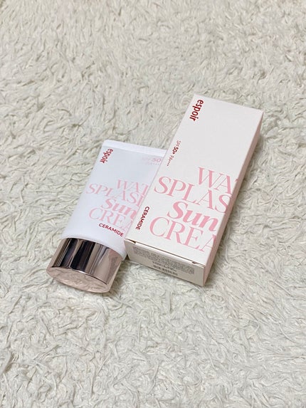 ウォータースプラッシュサンクリーム セラミド/espoir/日焼け止めクリームを使ったクチコミ(1枚目)