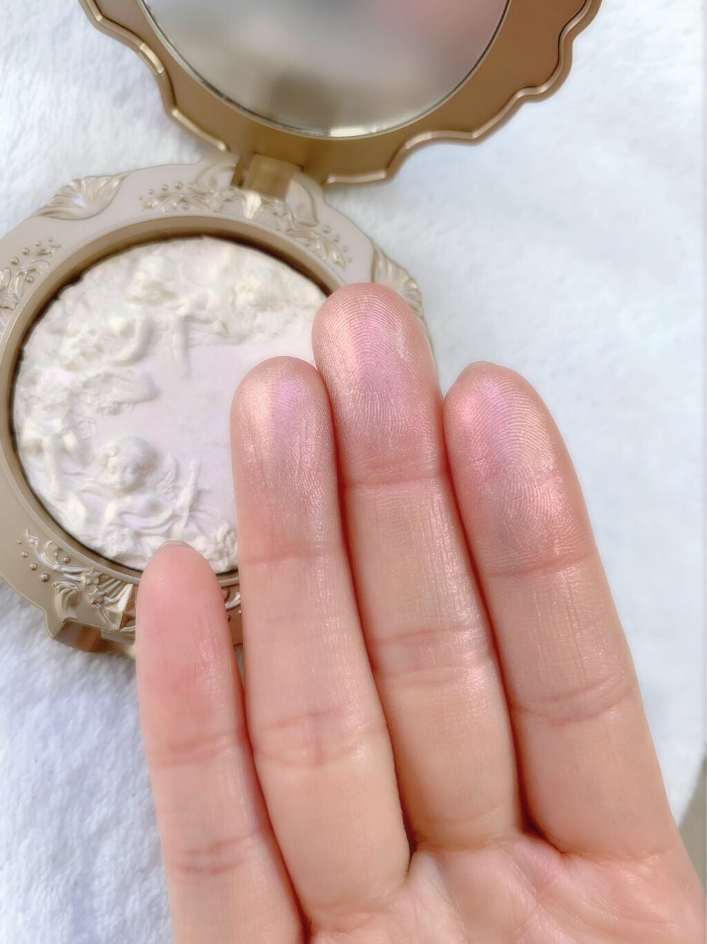 リトルエンジェル ハイライター/FlowerKnows/パウダーハイライトを使ったクチコミ(4枚目)