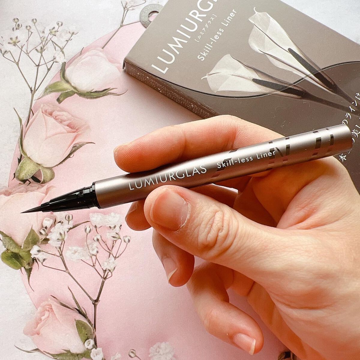 スキルレスライナー/LUMIURGLAS/リキッドアイライナーを使ったクチコミ(2枚目)