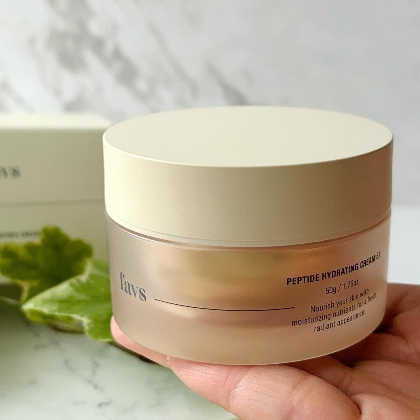 ペプチドハイドレーティングクリーム EX/favs/フェイスクリームを使ったクチコミ(2枚目)