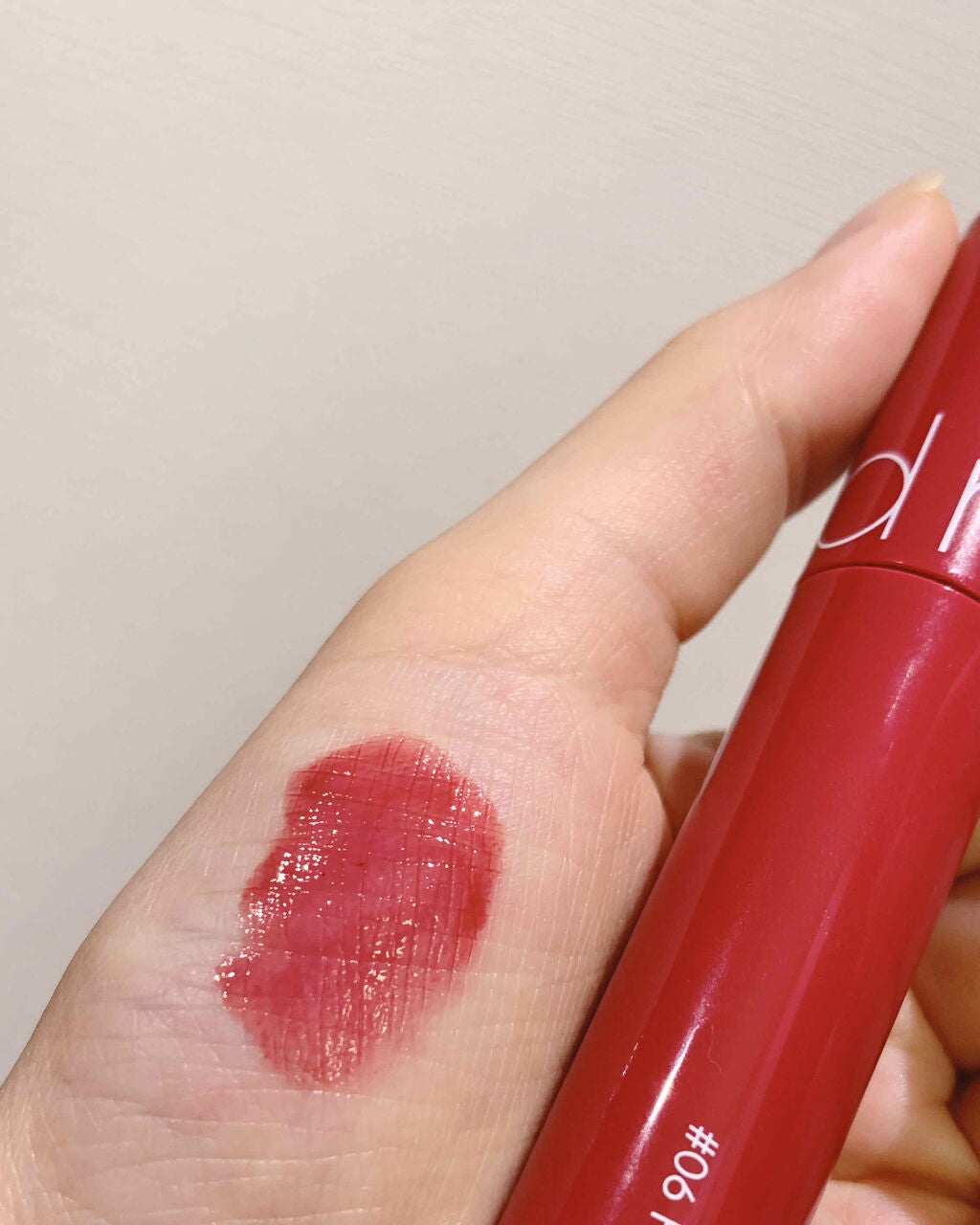 ジューシーラスティングティント/rom&nd/リップティントを使ったクチコミ(1枚目)