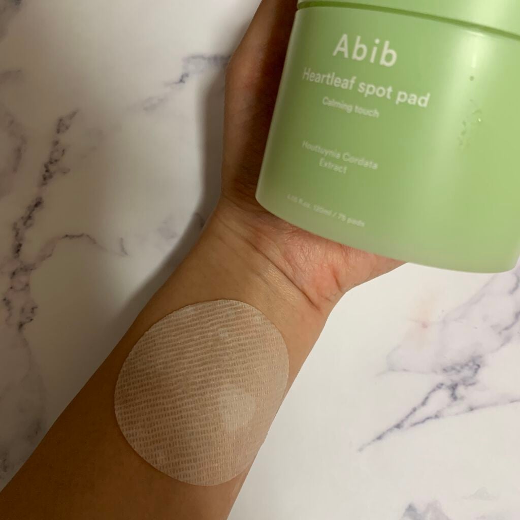 ドクダミカーミングタッチスポットパッド/Abib /トナーパッドを使ったクチコミ(4枚目)