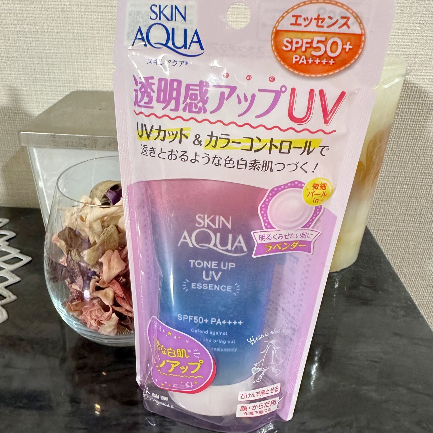 スキンアクア トーンアップUVエッセンス/スキンアクア/日焼け止めクリームを使ったクチコミ(1枚目)