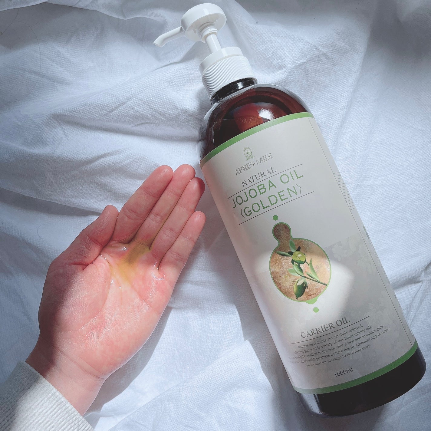 ホホバオイル(ゴールデン)/アプレミディ/ボディオイルを使ったクチコミ(1枚目)