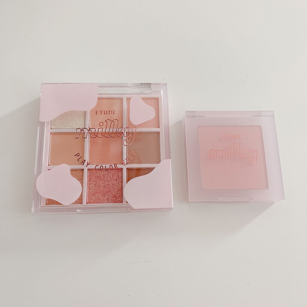 ミルクチーク/ETUDE/パウダーチークを使ったクチコミ（2枚目）