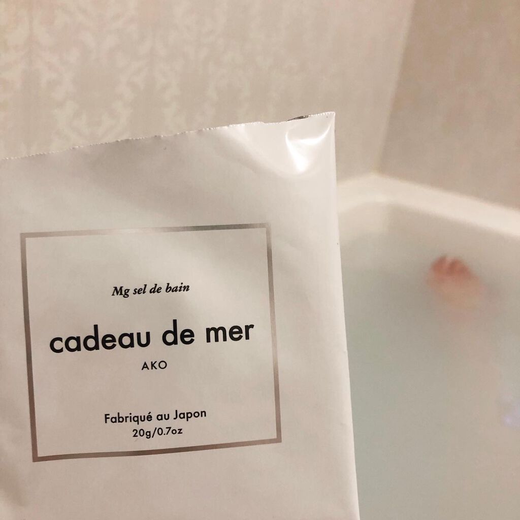 バスパウダー/cadeau de mer/炭酸系入浴剤を使ったクチコミ（1枚目）