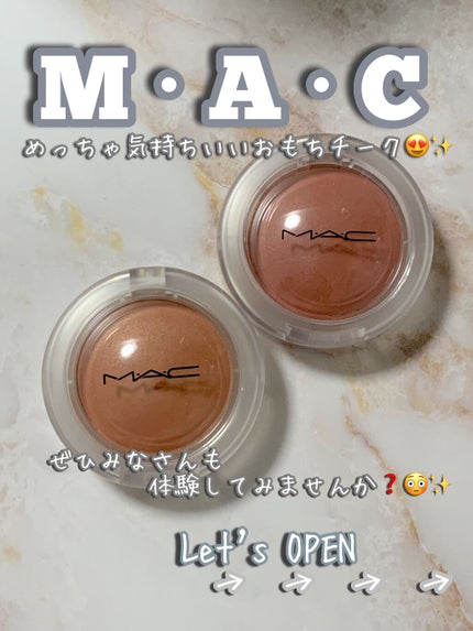 グロー プレイ ブラッシュ/M・A・C/ジェル・クリームチークを使ったクチコミ(1枚目)