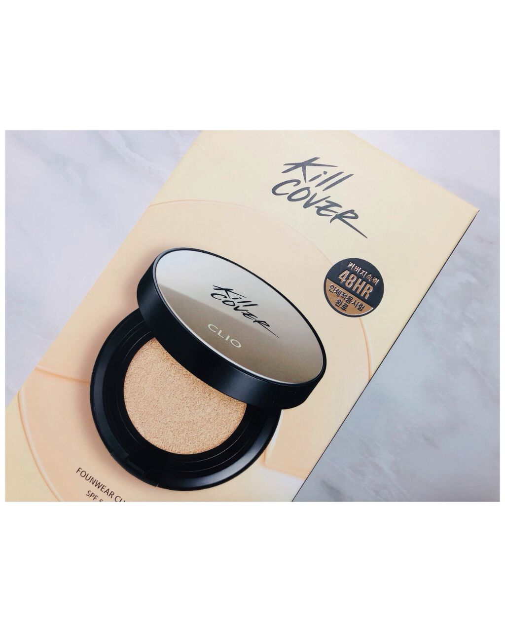 キル カバー ファンウェア クッション エックスピー/CLIO/クッションファンデーションを使ったクチコミ（2枚目）