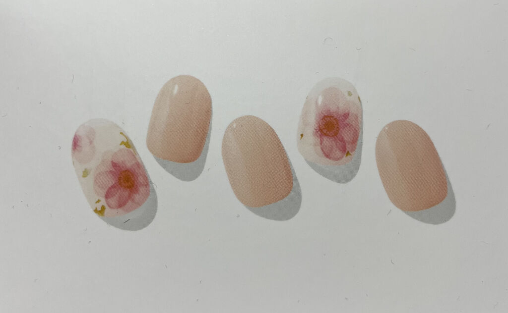 セミキュアジェルネイル（ハンド）/ohora/ネイルシールを使ったクチコミ（3枚目）