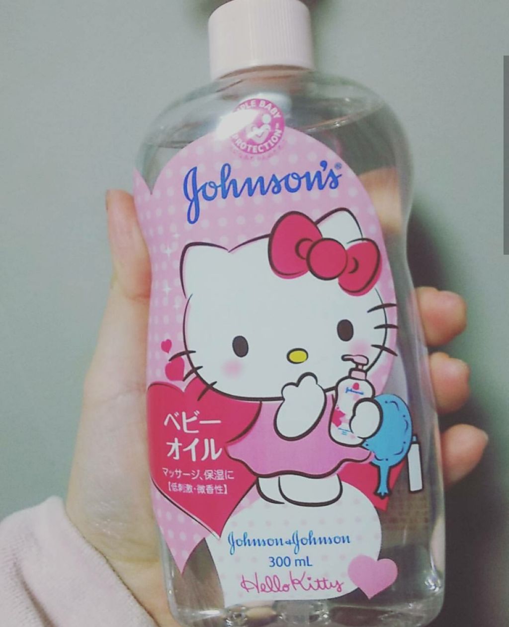 ジョンソンベビーオイル微香性/ジョンソンベビー/ボディオイルを使ったクチコミ（1枚目）