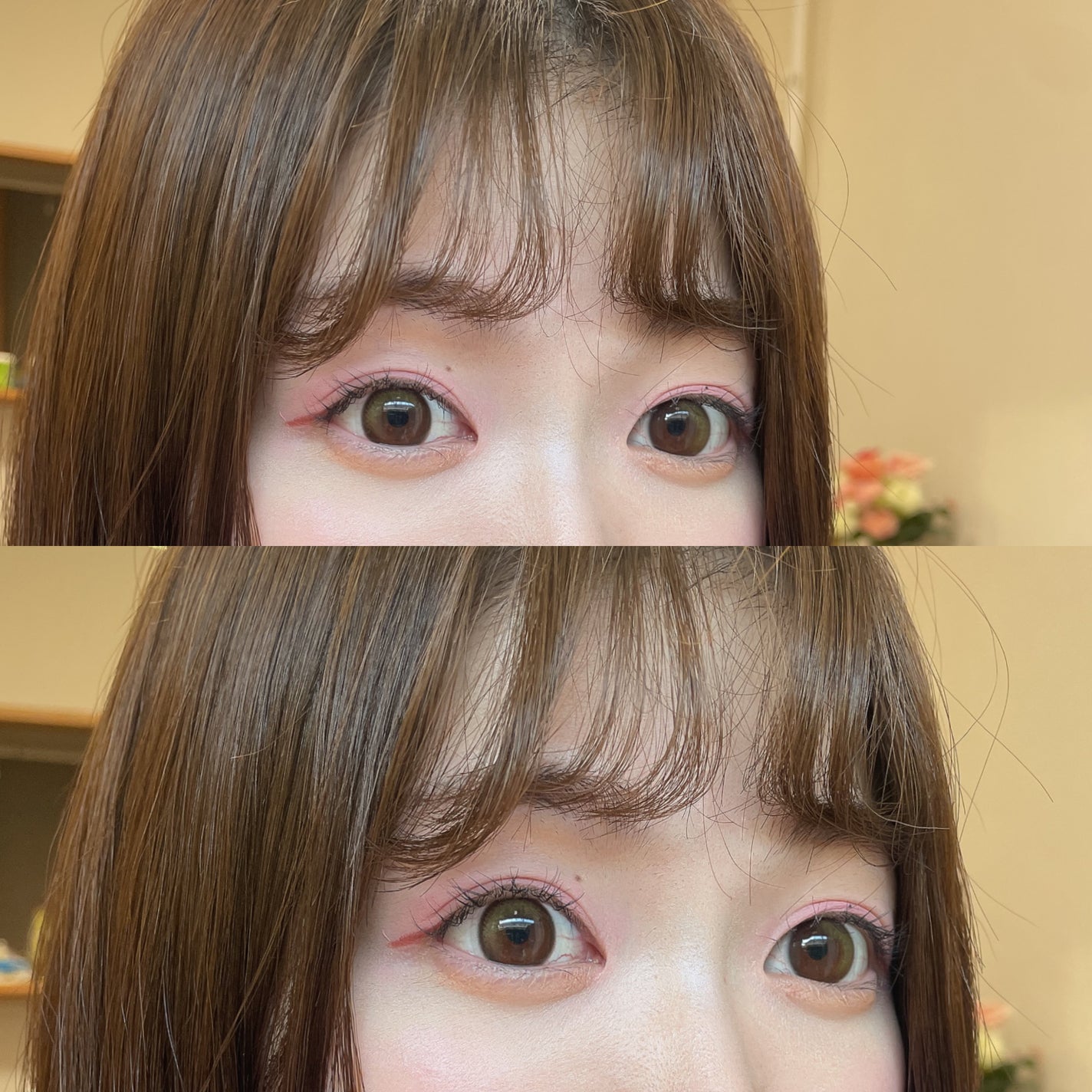 Glowy Golden Olive/OLENS/ワンデー(1DAY)カラコンを使ったクチコミ(2枚目)