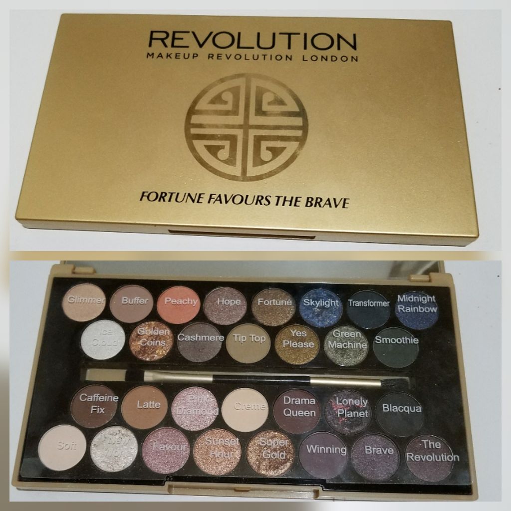 30アイシャドウパレット フォーチュンフェイバーズ ザブレイブ/MAKEUP REVOLUTION/アイシャドウパレットを使ったクチコミ(1枚目)