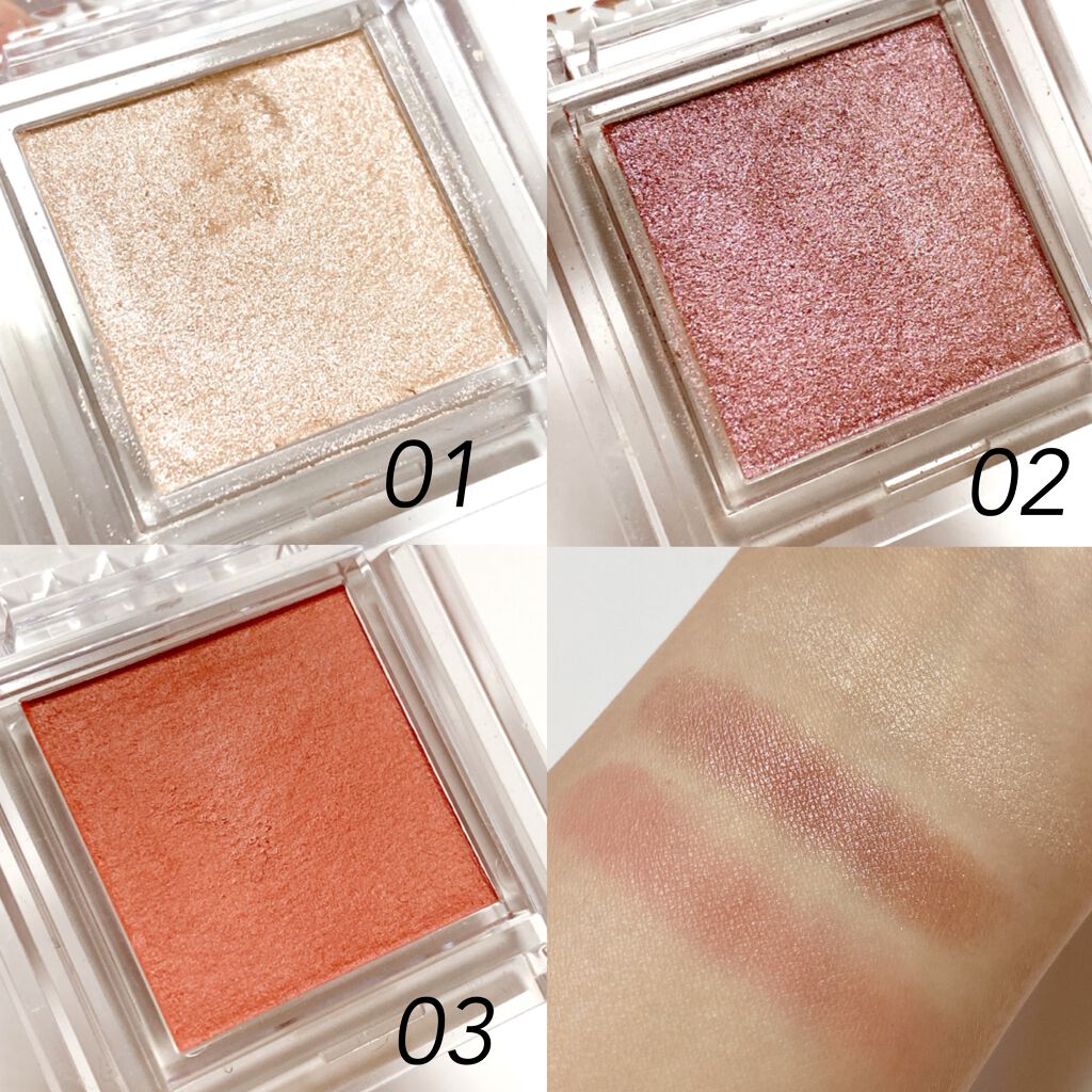 シングルカラーアイシャドウ/CEZANNE/単色アイシャドウを使ったクチコミ（2枚目）