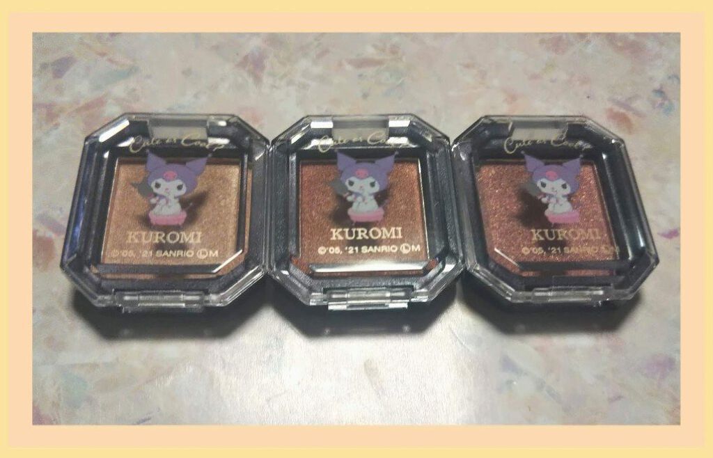 MMアイシャドウ/セリア/単色アイシャドウを使ったクチコミ（2枚目）